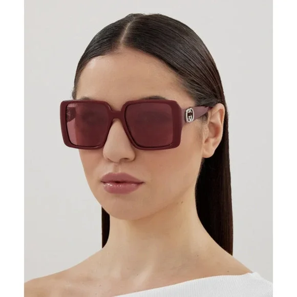 Gucci | Accessories | Nwt Gucci Gg692s 05 54 Burgundy  display picture 2